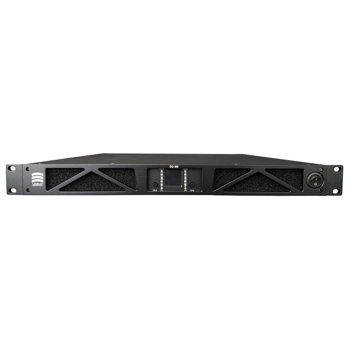 2 Channel Class D Power Amplifier, 4200W x 2 @ 8 Ohms - D2-8K