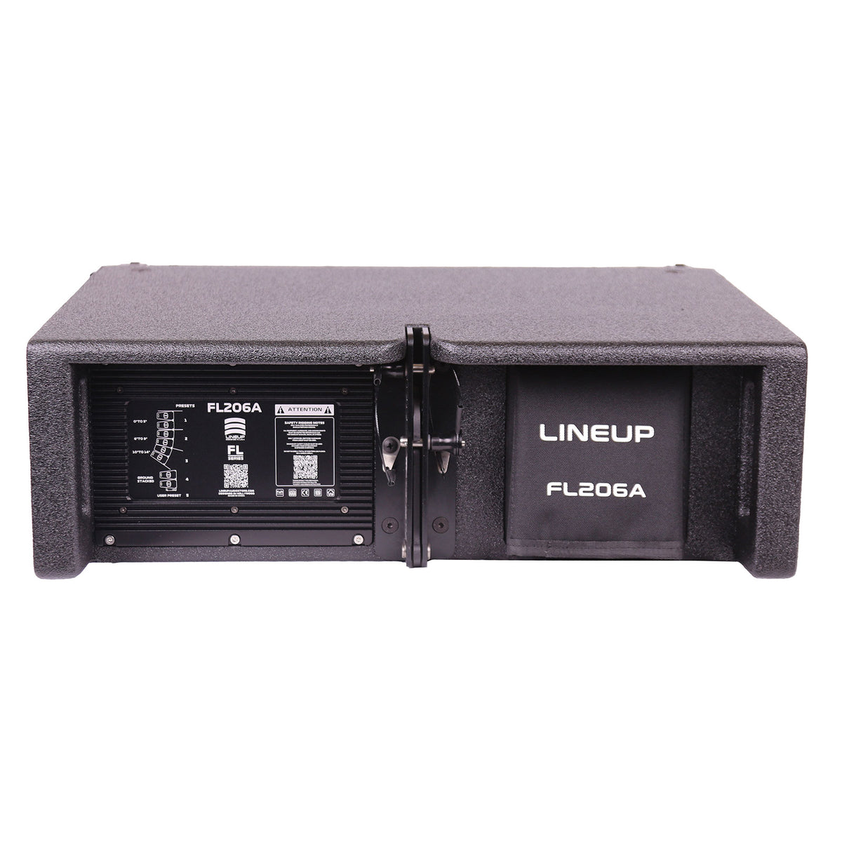 Dual 6-Inch Two-Way Active Line Array Speaker with Neodymium Components, 900W RMS FL206A-N