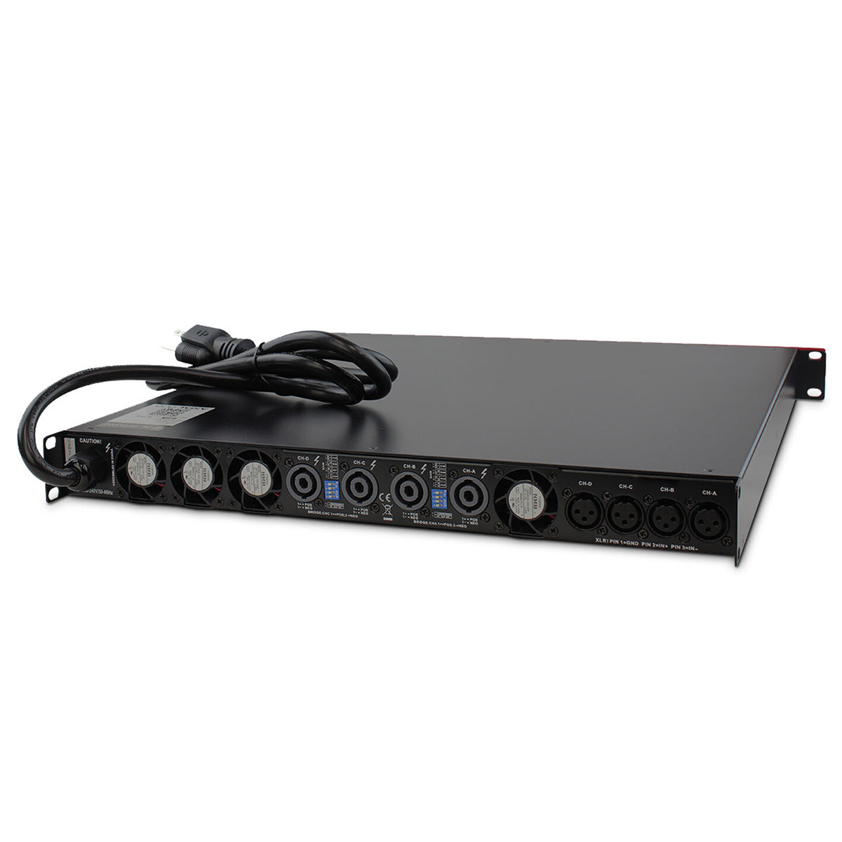 4 Channel 16000 Watts Class D Digital Power Amplifier D16K