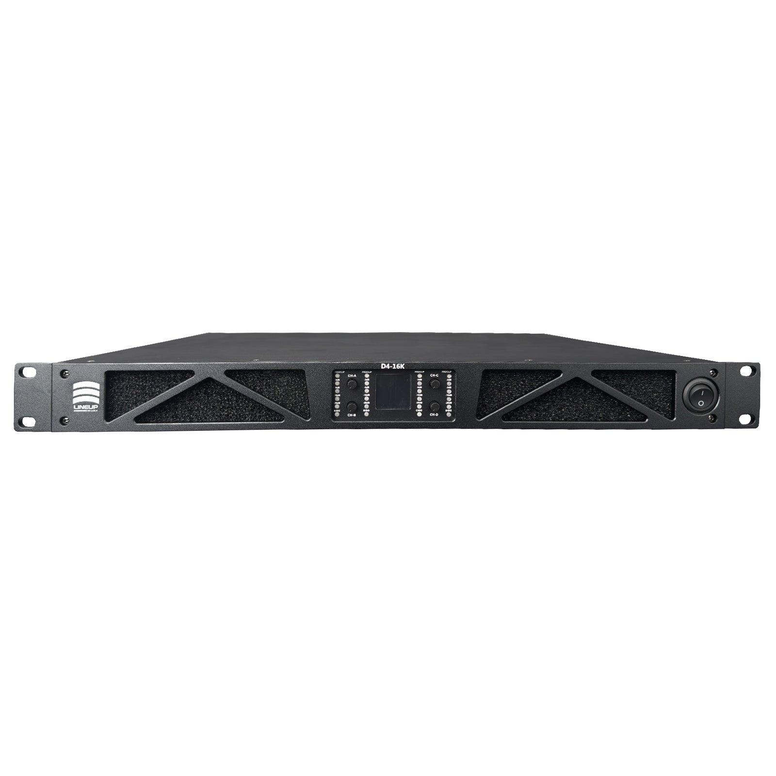 4 Channel Class D Power Amplifier, 3000W x 4 @ 8 Ohms - D4-16K