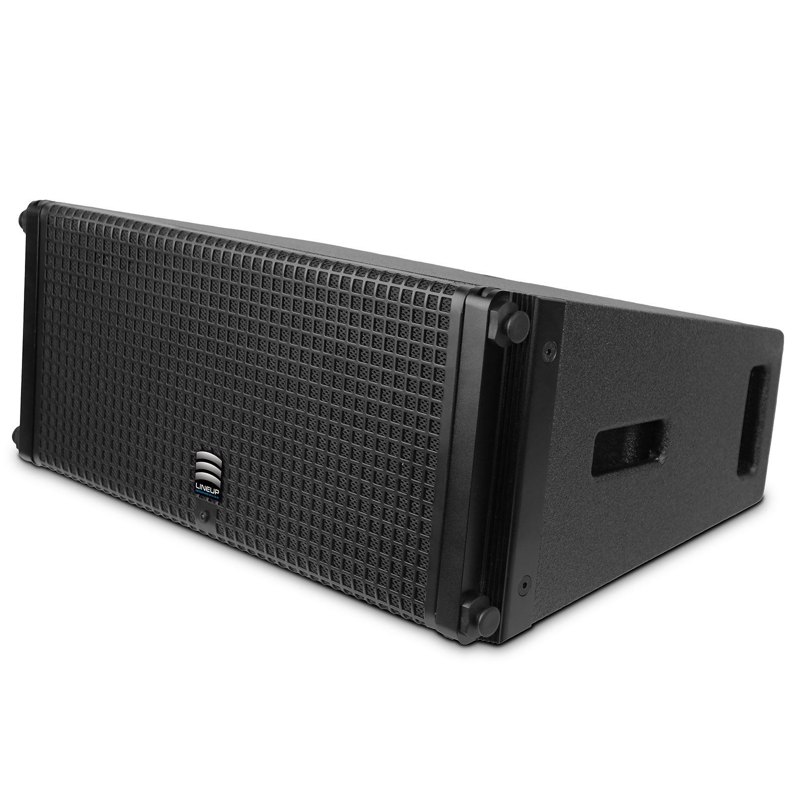 Dual 8-Inch Two-Way Active Line Array Speaker with Neodymium Components, 1200W RMS FL208A-N