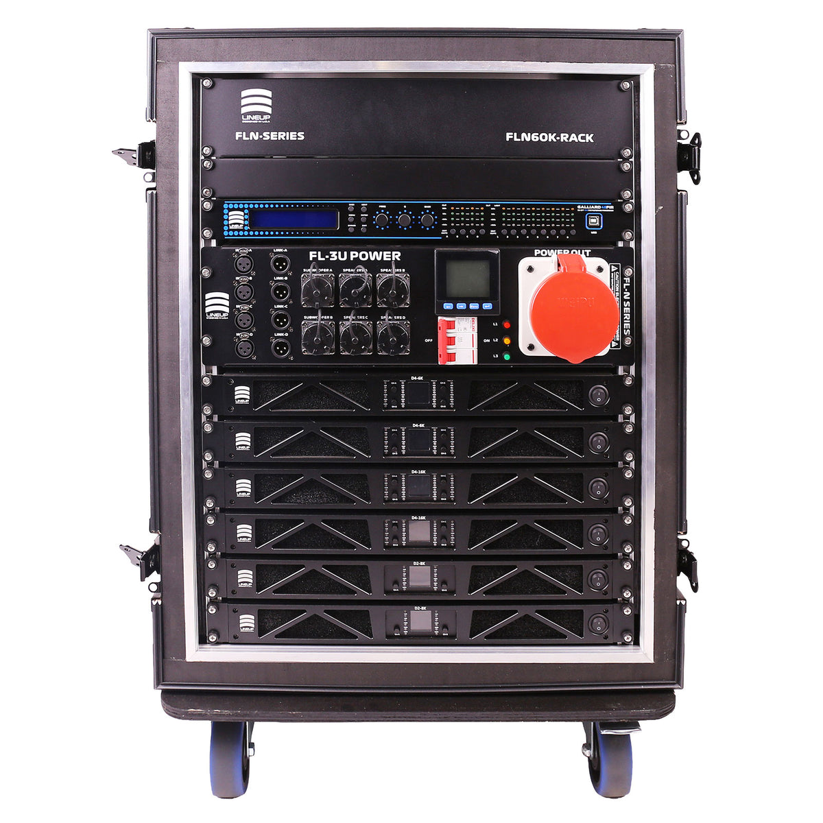 60000 Watts Tour-Ready Passive Rack System for FL Neodymium Series,  FLN60K-RACK