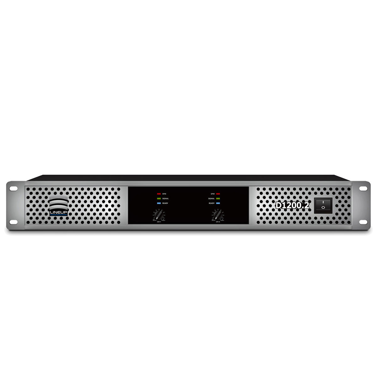 2 Channels 1200 Watts Class D Power Amplifier D1200.2