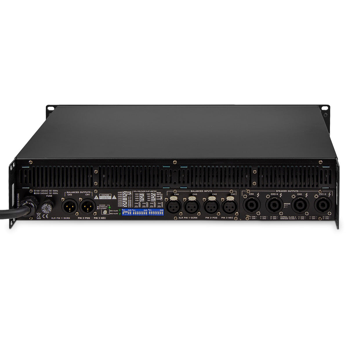 4 Channel 20000 Watts Class D Digital Power Amplifier - 110V D20K-110V